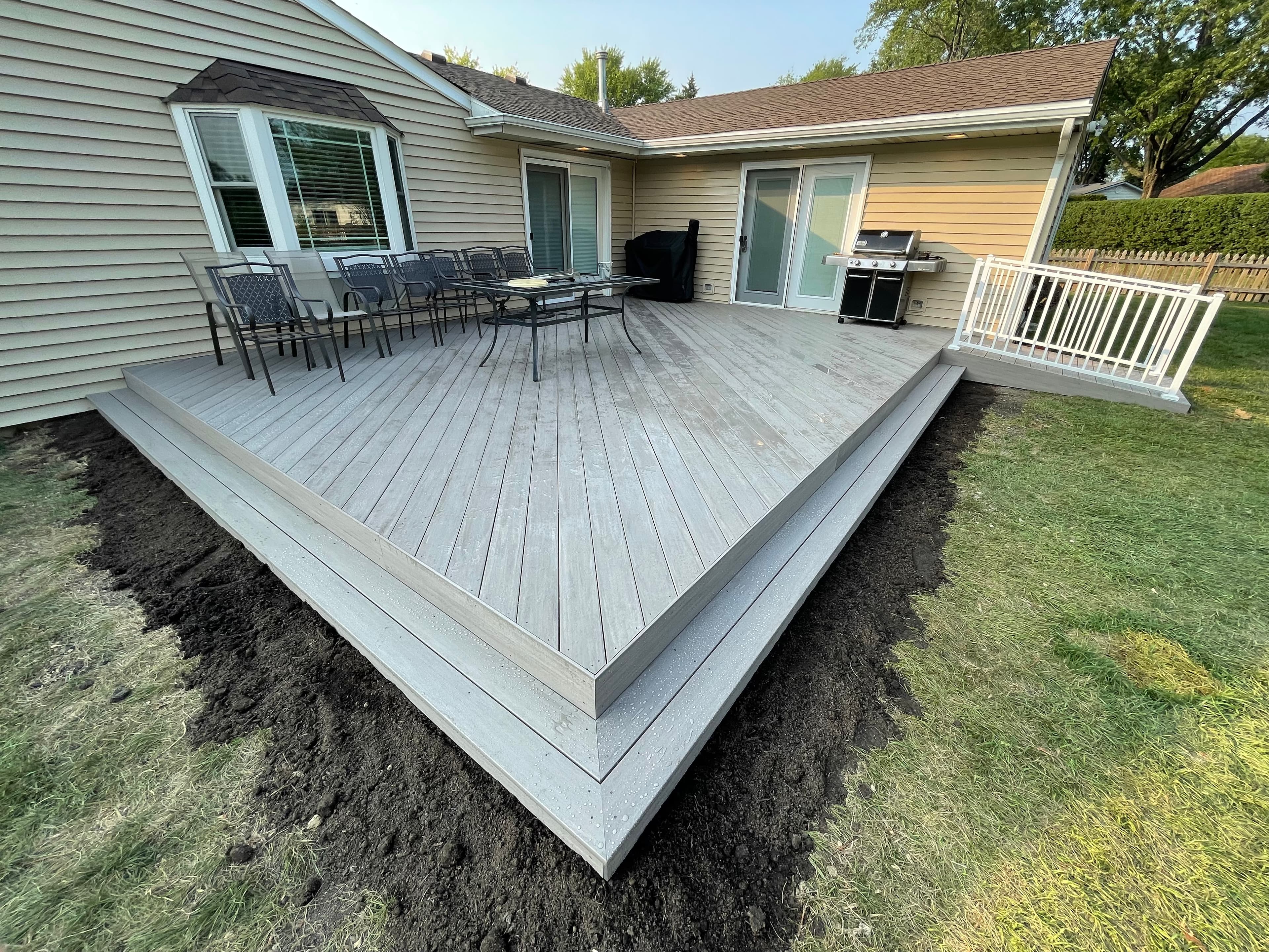 Low Deck with Wheelchair Ramp - build