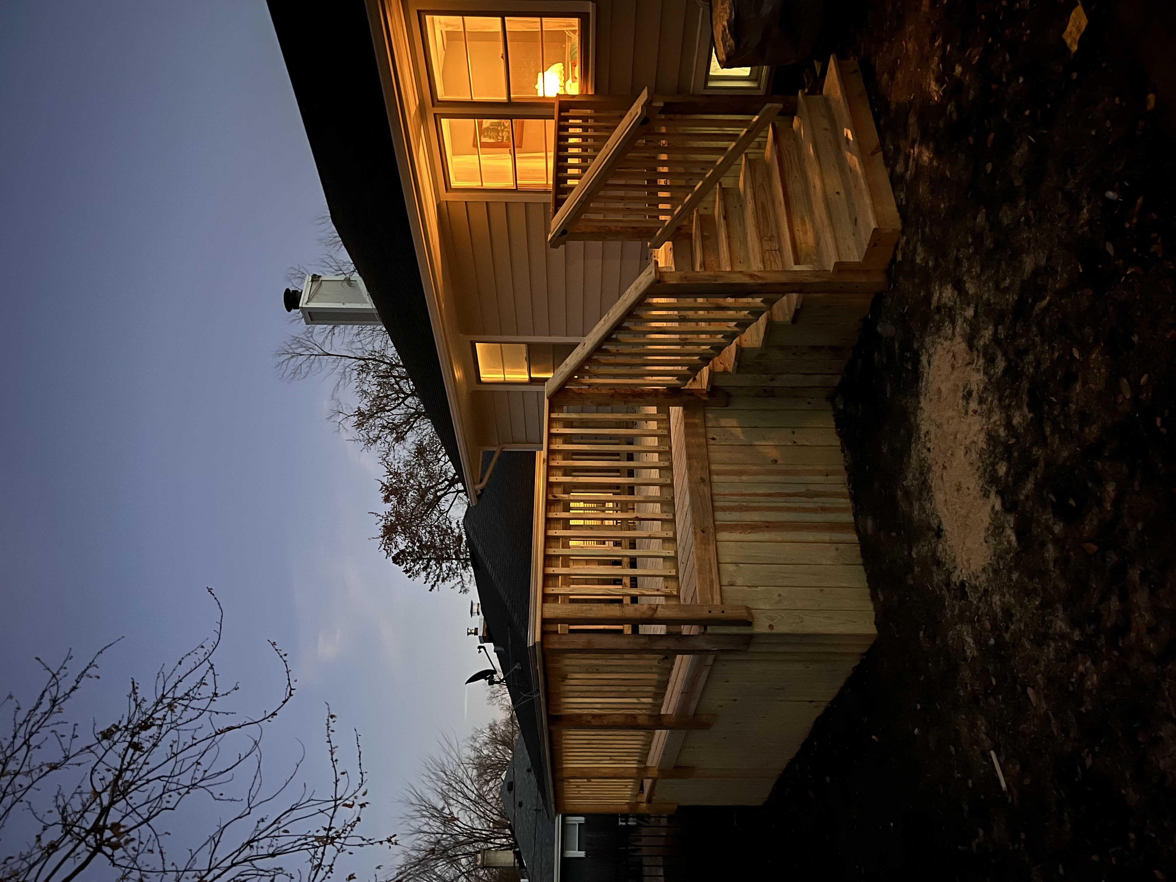 Pressure Treated Deck — build